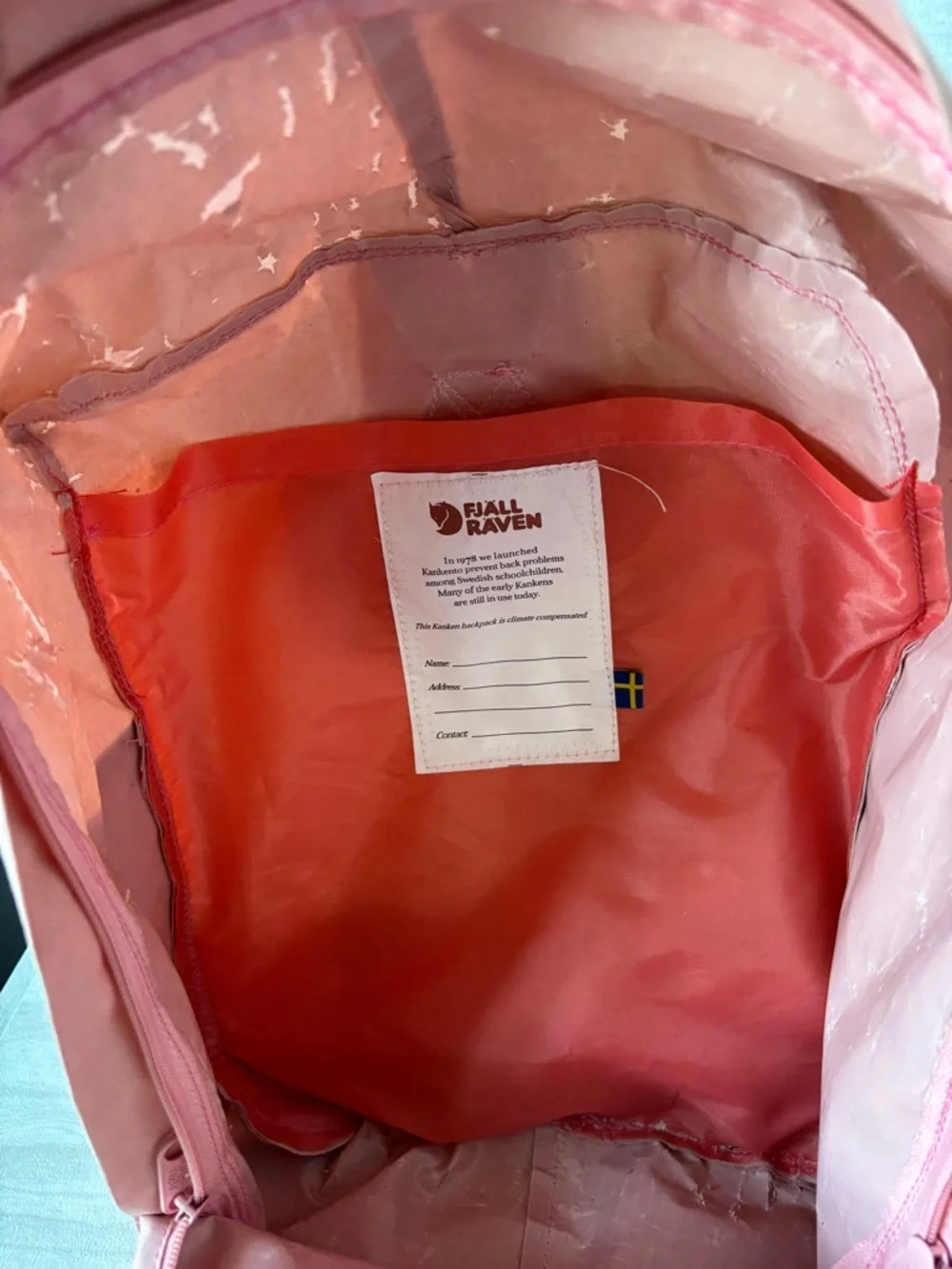 Fjallraven KÅNKEN EVERYDAY OUTDOOR Gorpcore backpack- chalk rose - Picture 9 of 14